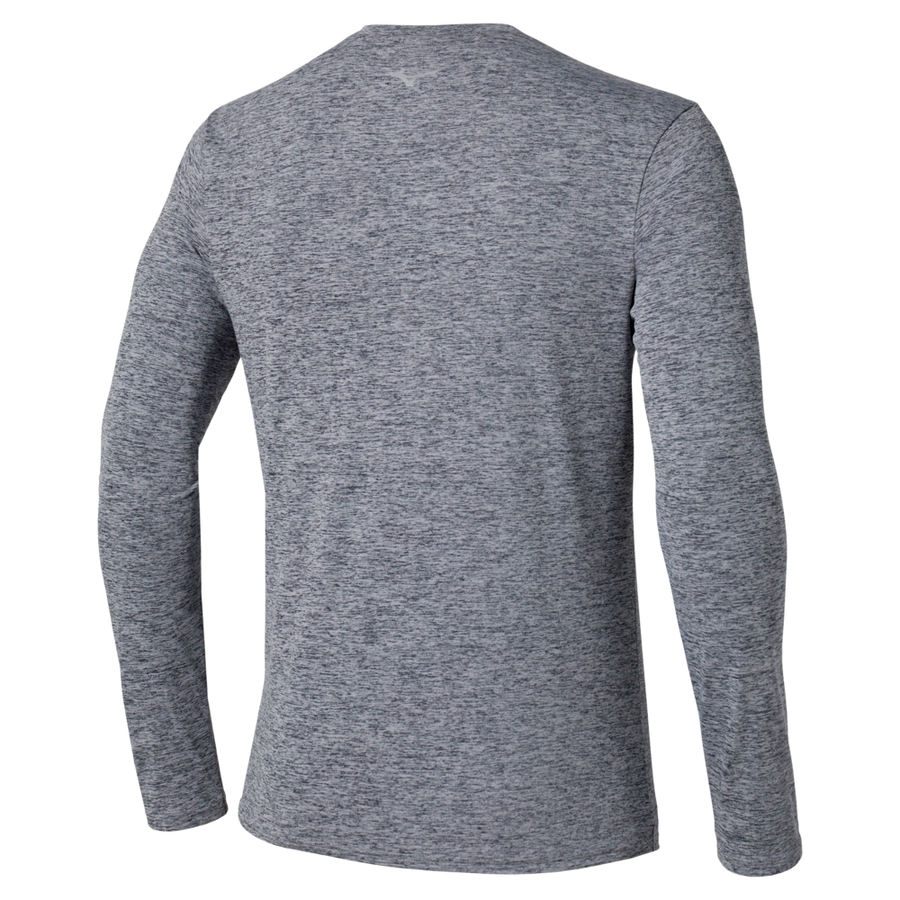 Mizuno Core Impulse Half Zip Long Sleeve Tee Quicksilver